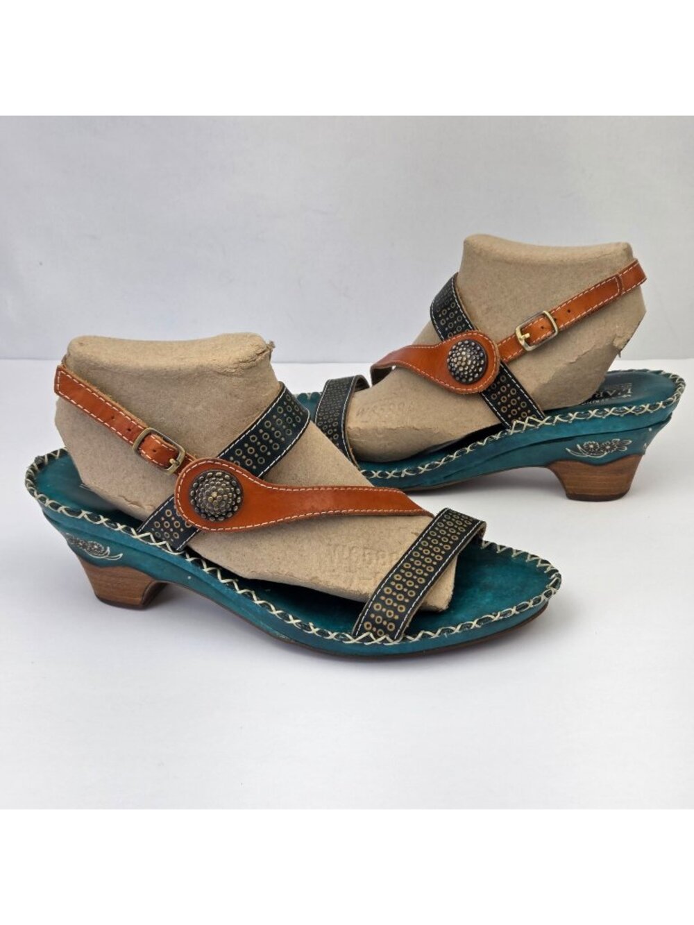 L'Artiste By Spring Step Dreamer-N Leather Upper Sandals Size 40